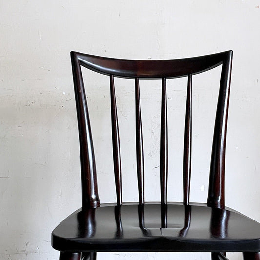 松本民芸家具 220F型 チェア Finnish style Chair ダイニングチェア ミズメザクラ材 民藝家具 和モダン 定価￥148,500- B ■