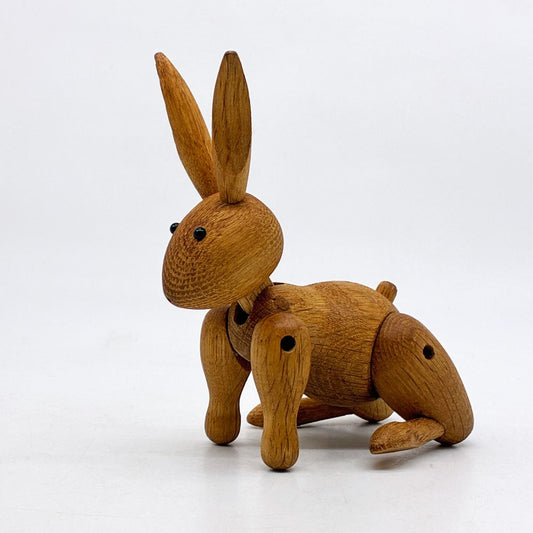 カイボイスン Kay Bojesen デンマーク アニマルフィギアシリーズ ビンテージラビット Vintage Rabbit オーク無垢材 木製玩具 オブジェ ●
