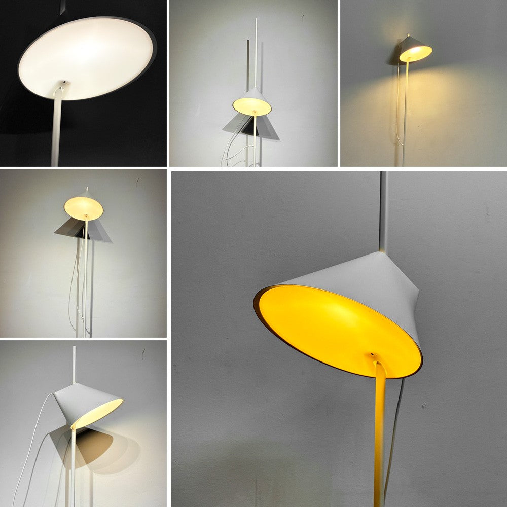 ルイスポールセン louis poulsen ユー フロアランプ Yuh Floor Lamp LED一体型 調光 シェード上下昇降・傾斜・回転 ホワイト 説明書付 定価￥135,300- ●