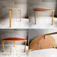 アルテック artek テーブル95 Table 95 ダイニングテーブル 半円形 バーチ材 レッドリノリウム アルヴァ・アアルト 北欧 フィンランド ビンテージ ♪