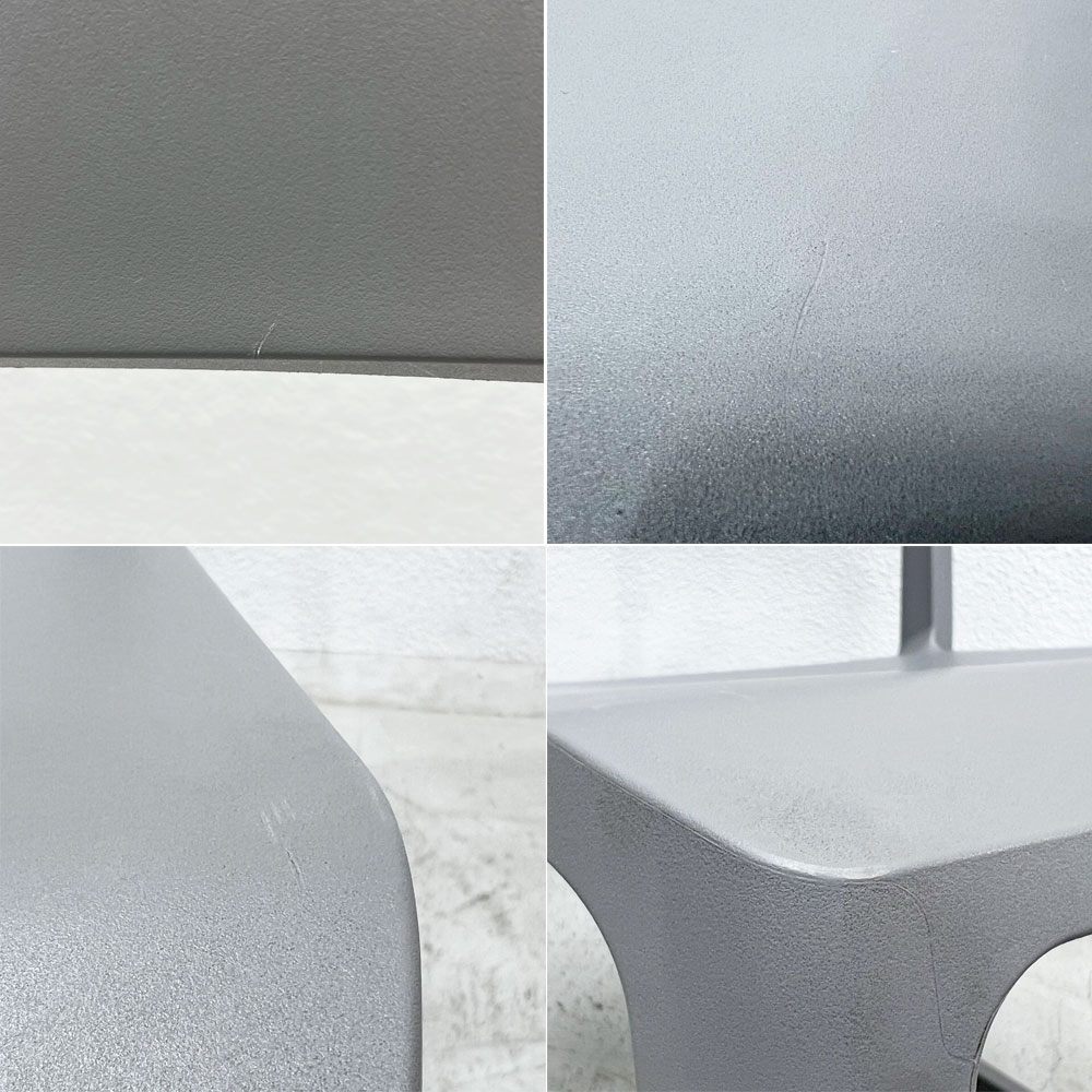 ヴィトラ Vitra ティプトン Tip Ton ワークチェア スタッキングチェア デスクチェア チルト機能 グレー色 A 〓