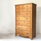 アンファン enfant パイン材 ハイチェスト キャビネット 9ドロワー H138cｍ 箪笥 ナチュラル カントリー 廃盤 ★