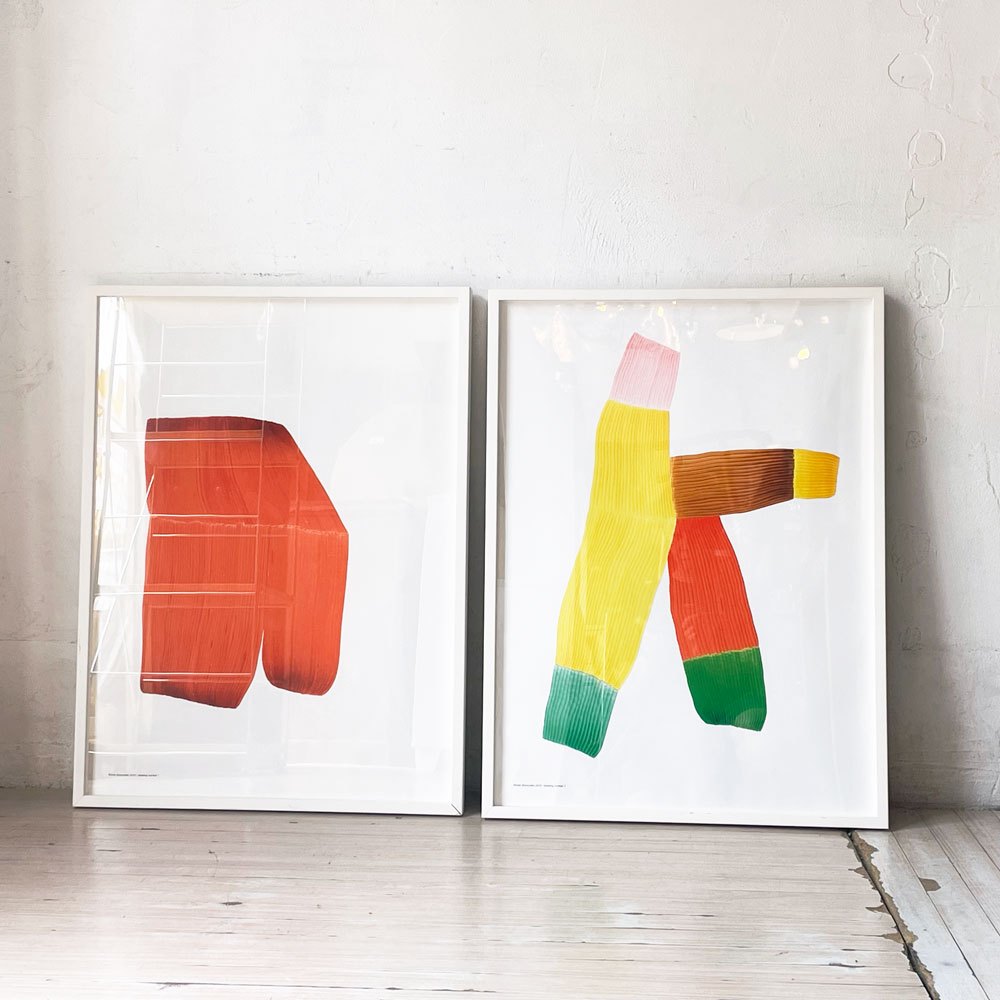 ロングショップ The Wrong Shop ポスター Drawing 2 ロナン・ブルレック Ronan Bouroullec 額装品 イギリス UK ★