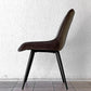 かなでもの Kanademono Elegant Velvet Box Stitch Chair ダイニングチェア ベロア ダークグレー B ◇