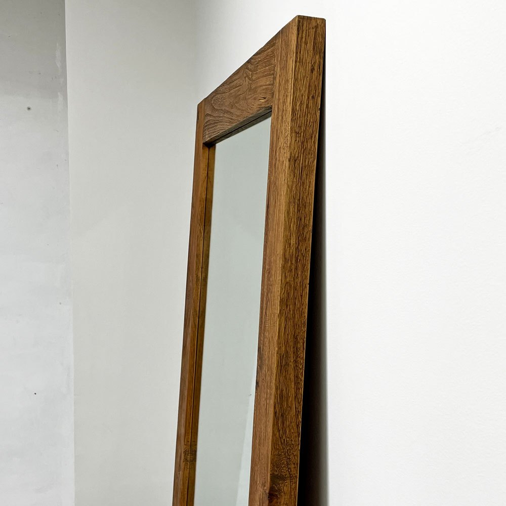 アデペシュ a.depeche オールドチークミラー old teak mirror ウォールミラー 姿見 Lサイズ 定価 ￥85,800- ●
