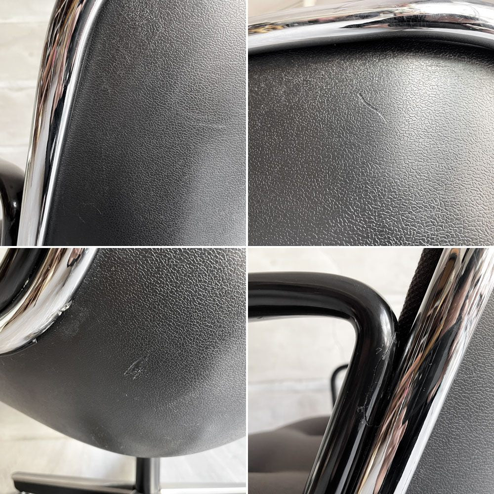 ノル Knoll ポロックチェア Pollock Chair エグゼクティブチェア 5本脚 グライズ仕様 ファブリックシート デスクチェア チャールズ・ポロック Charles Pollock ♪