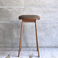 ナガノインテリア Friendly!! コッペ coupe kitchen stool ハイスツール キッチンスツール ウォールナット 廃番生地 北欧スタイル ♪