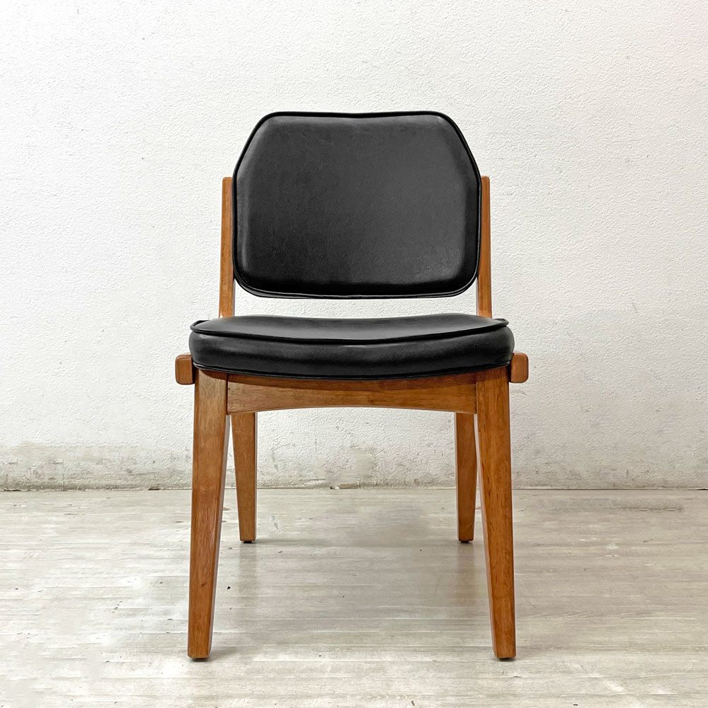 アクメファニチャー ACME Furniture シエラチェア SIERRA CHAIR ダイニングチェア ラバーウッド ビニールレザーシート B ●
