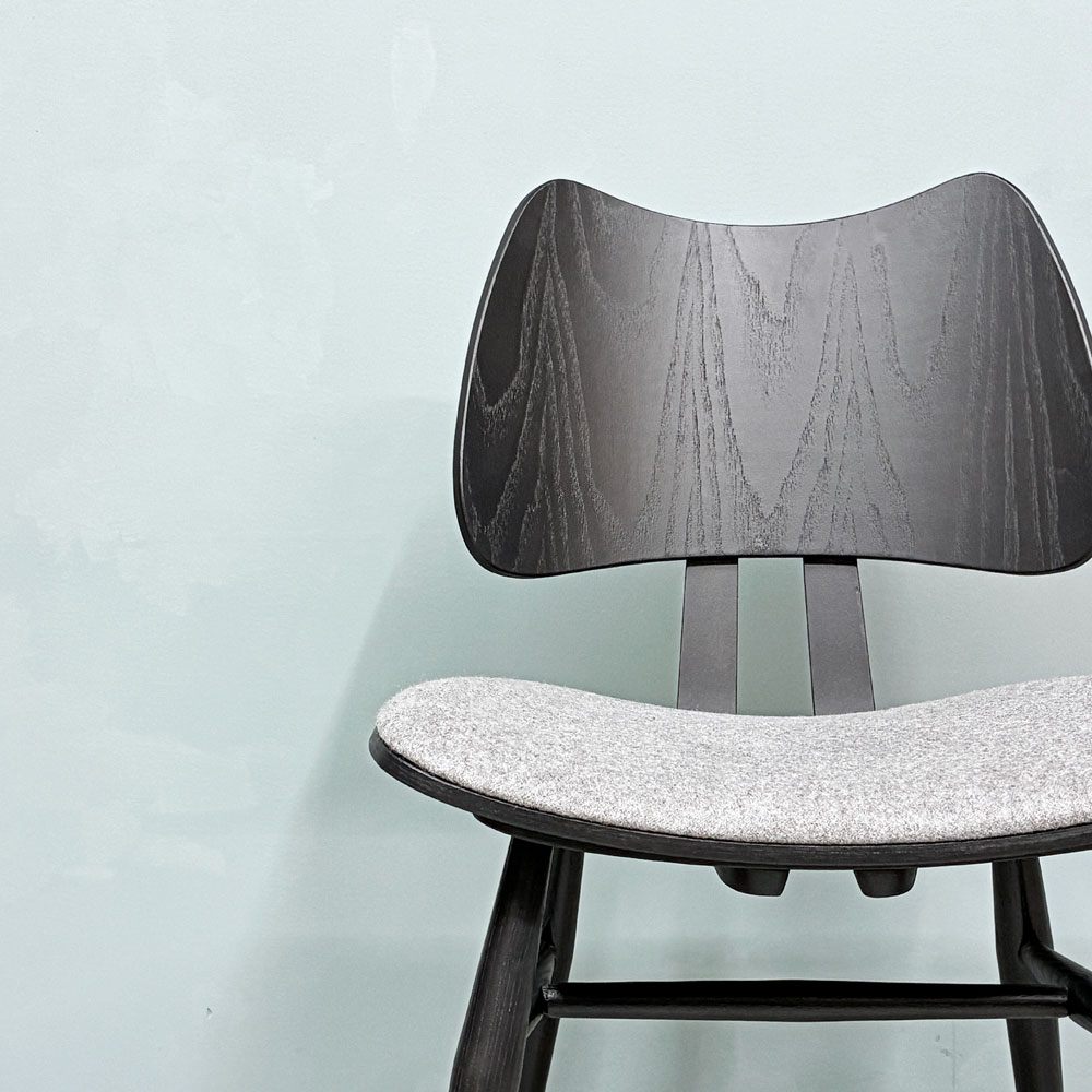 アーコール ERCOL 401 バタフライチェア buttefly chair アントリー別注 ANTRY 25th Anniversary Edition ブラックボディxファブリック ◎
