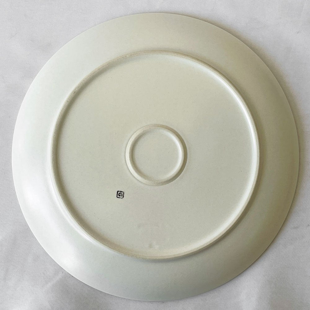ヒースセラミックス HEATH CERAMICS ディナープレート ホワイト Φ27cm 陶器 アメリカ シンプルデザイン A ◇