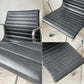 ハーマンミラー Herman Miller アルミナムグループ マネジメントチェア 本革 5本脚 C&Rイームズ ミッドセンチュリー ガス圧昇降 リクライニング ★
