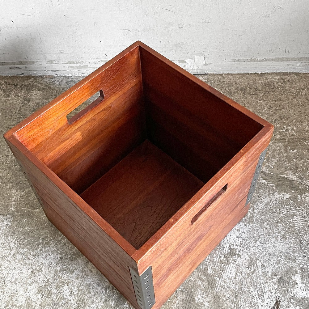 アクメファニチャー ACME Furniture トロイ オープンボックス TROY OPEN BOX L チーク古材 アイアン W32cm 収納 USビンテージスタイル 定価￥15,015- A ■