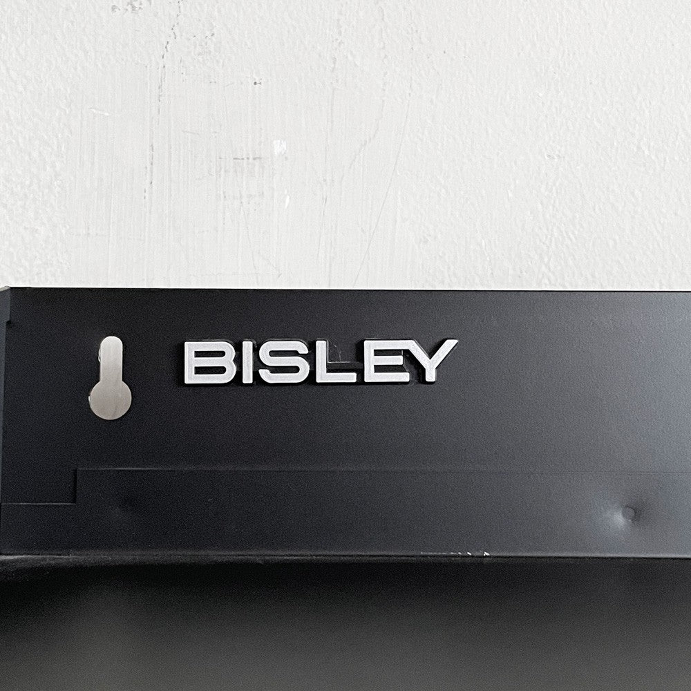 ビスレー BISLEY 3段 レターラック ブラック 書類棚 A4サイズ 横型 W38.5cm 壁掛け可 デスクアクセサリー 英国 B ■
