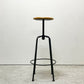 クラッシュゲート CRASHGATE ノットアンティークス Knot Antiques コンベックス CONVEXⅢ STOOL ハイスツール Lサイズ オーク材 昇降式 ●