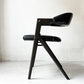 スクエアルーツ SQUARE ROOTS ランナチェア LANNA CHAIR ダイニングチェア アームチェア オーク材×牛革 レザー 美品 参考価格￥77,000- B ★