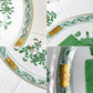 ヘレンド HEREND HVNGARY インドの華 プレート 5枚セット Φ25cm ハンドペイント 白磁食器 ハンガリー A ●