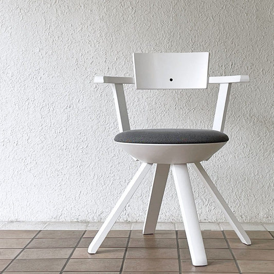 アルテック artek ライバル チェア RIVAL CHAIR コンスタンチン・グルチッチ Konstantin Grcic ホワイトラッカー ライトグレー 回転式 デスクチェア 北欧 フィンランド ◇