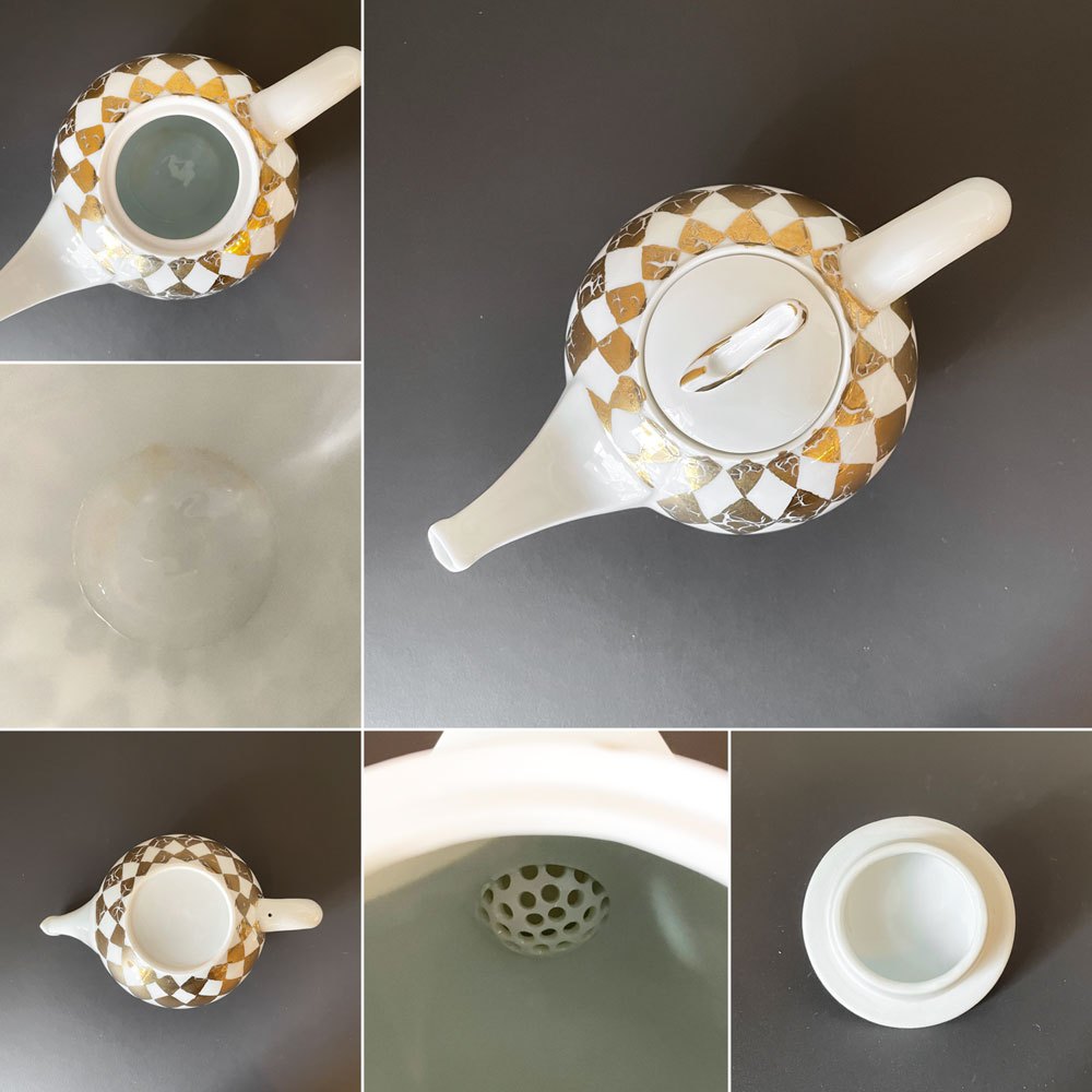 マウントハリ Mt.hari トゥイポット TWIPOT ダイヤゴールド diya gold ティーポット VERO TWIQO 波佐見焼 定価￥26,400- ◎
