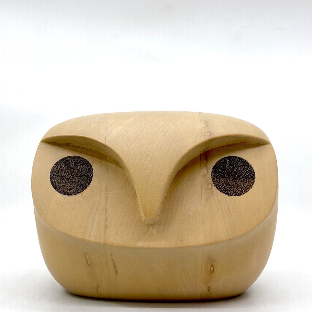 メニュー menu ハウディ オウル HOWDY OWL Mサイズ フクロウ オブジェ ライムウッド無垢材 オード コペンハーゲン Audo Copenhagen ●