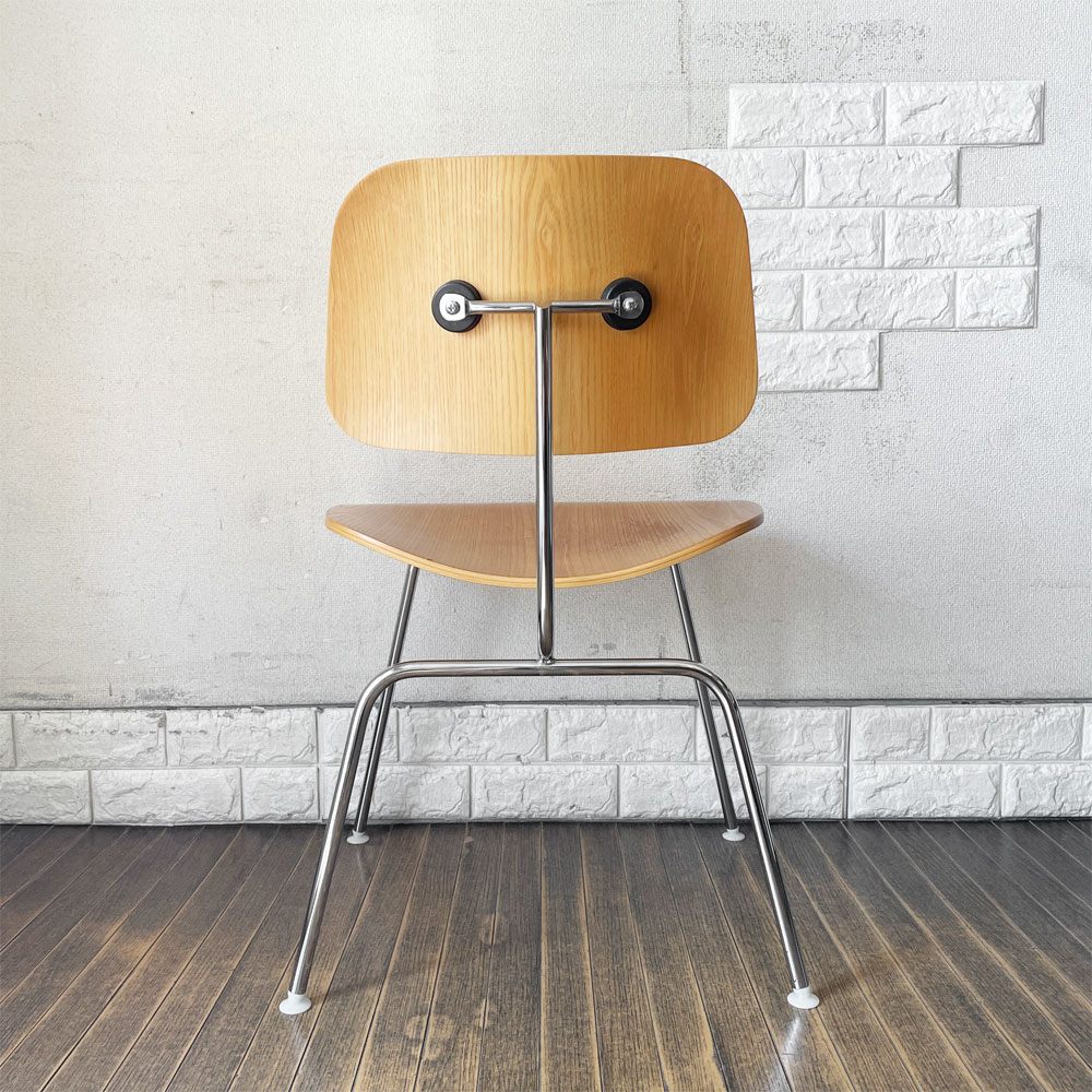 ハーマンミラー Herman Miller プライウッドダイニングチェア DCM ホワイトアッシュ メタルレッグ C&R イームズ ミッドセンチュリー 定価￥169,400- ◎