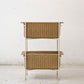 イデー IDEE ワラビー WALLABY バスケットスタンド BASKET STAND ラタン スチール ホワイト ●