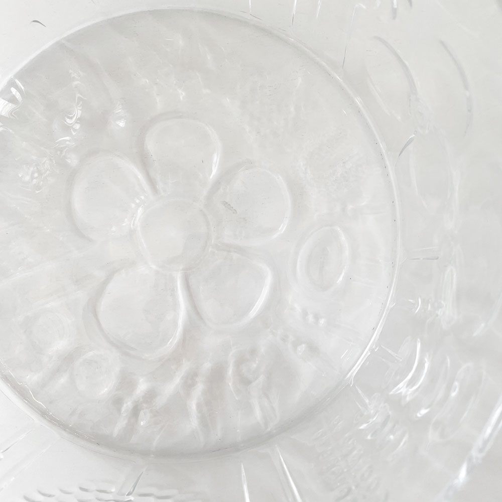 イッタラ iittala フローラ Flora ボウル クリア 25cm 特大 ヌータヤルヴィ スコープ別注 オイバ・トイッカ フィンランド 北欧雑貨 廃番 ◎
