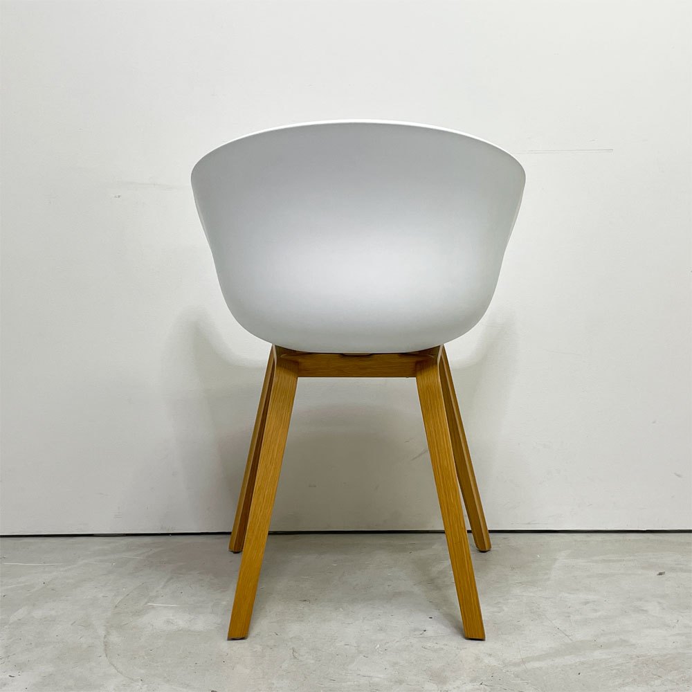 ヘイ HAY アバウト ア チェア ABOUT A CHAIR AAC22 アームチェア ダイニングチェア ホワイト ヒー・ウェリング 北欧モダン デンマーク ●