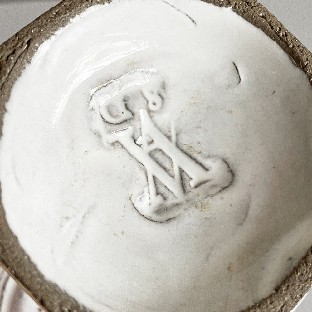 アスティエ・ド・ヴィラット Astier de Villatte ピン パン ポン Pim Pam Poum パン Pam スタンド コンポート W10.5cm トレイ 陶器 フランス ■