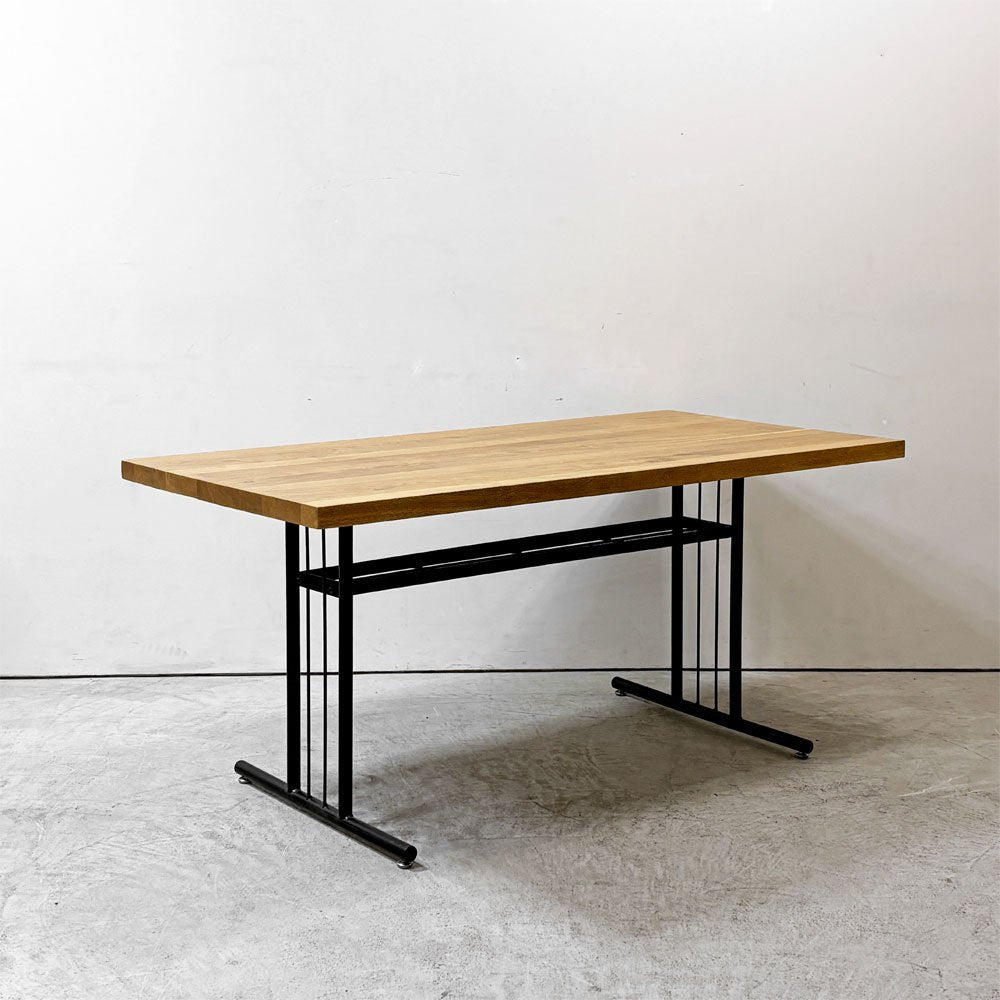 クラッシュゲート CRASH GATE ノットアンティークス Knot antiques グリット2 GRITⅡ リビングダイニングテーブル オーク材 インダストリアルデザイン  ●