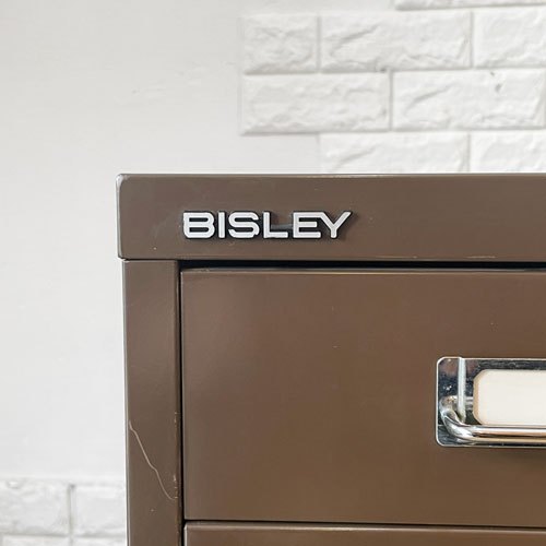 ビスレー BISLEY ベーシック BASICシリーズ 29/6 A4 キャビネット 6段 デスクキャビネット オフィス家具 ブラウン 英国 ◎