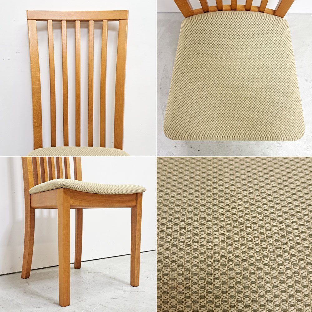 スコービー Skovby ダイニングチェア SM66 ビーチ材 ファブリック モダンデザイン デンマーク 北欧家具 B ●