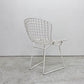 ノル Knoll 420 サイドチェア ワイヤーチェア ホワイト ハリー・ベルトイア Harry Bertoia ミッドセンチュリー ビンテージ 名作椅子 ●