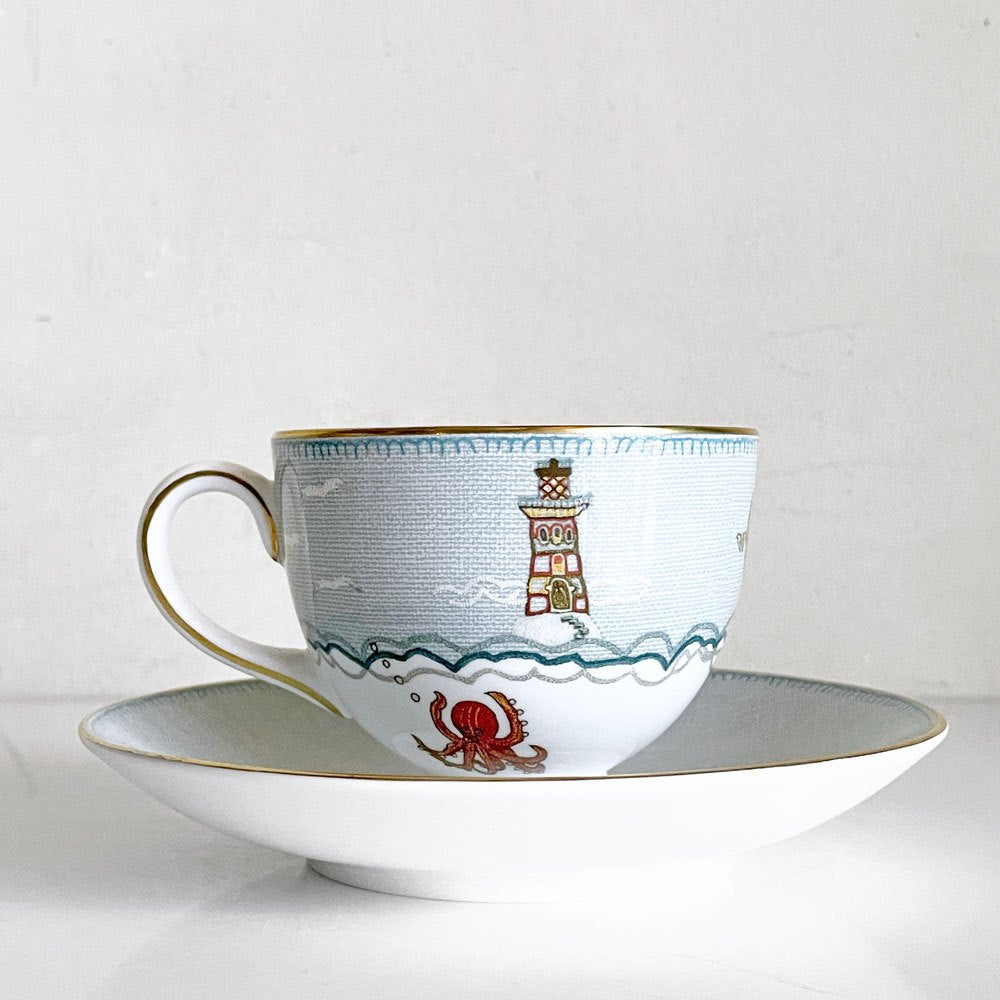 ウェッジウッド WEDGWOOD セイラーズ フェアウェル Sailor's Farewell カップ＆ソーサー C&S キット・ケンプ Kit Kemp 英国 イギリス ■