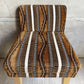 イデー IDEE ローバックチェア LOW BACK CHAIR ダイニングチェア メープル材 ミッドセンチュリーテイスト 受注生産品 廃番生地 希少 ♪