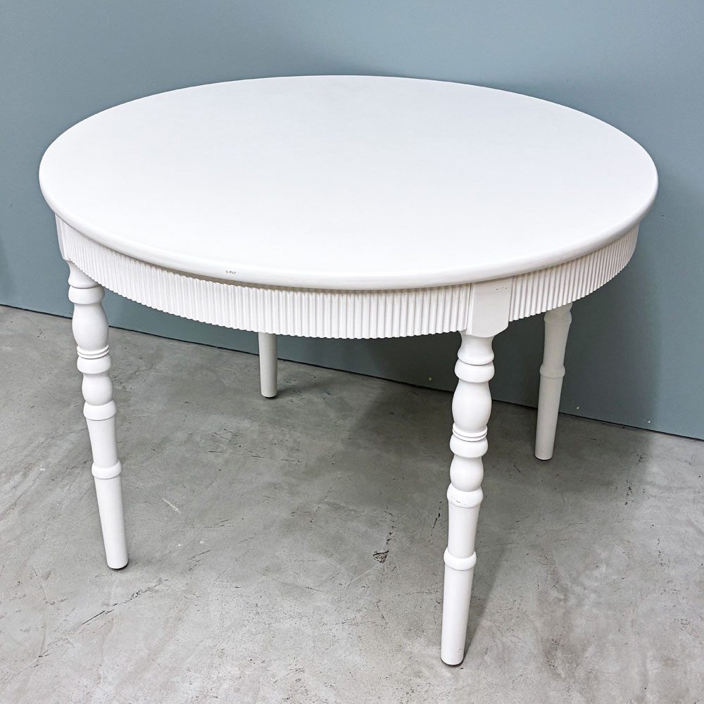 サラグレース Sarah Grace ブランナチュール Blanc Nature ダイニングテーブル No.2 ラウンド 100cm シャビーシック フレンチカントリー ◎