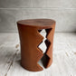 ヨーガンレール ババグーリ Jurgen Lehl Babaghuri チーク無垢材 スツール Stool シグザグ脚 ハンドメイド 一木造り プリミティブ 希少 ♪