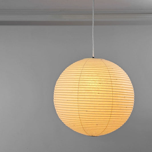 イサムノグチ Isamu Noguchi アカリ AKARI 45A  オゼキ ペンダントライト 和紙 直径45cm COD-4 ソケットコード付き 名作照明 ミッドセンチュリー 美品 箱付き ●