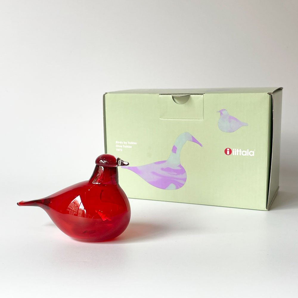 イッタラ iittala バーズバイトイッカ Birds by Toikka リトルターン Little tern コアジサシ クランベリー オイバ・トイッカ イッタラバード 箱付 北欧雑貨 ★