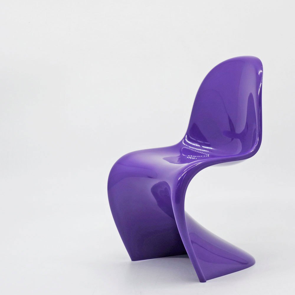 ヴィトラ デザインミュージアム Vitra Design Museum ミニチュアコレクション パントンチェア 1/6スケール 限定カラー パープル ●