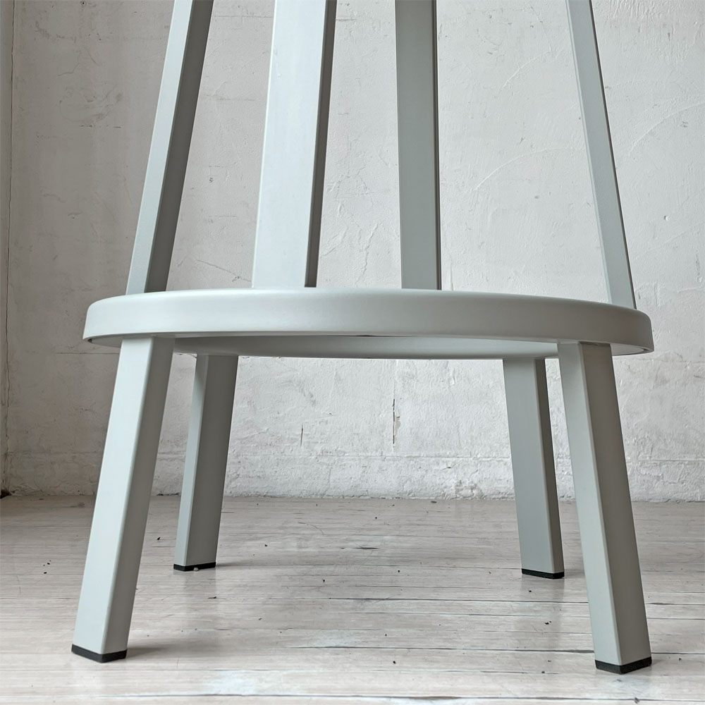 ヘイ HAY リボルバー バースツール ロー REVOLVER BAR STOOL LOW H65cm スカイグレー 回転式座面 レオン・ランズメイヤー デンマーク 定価￥49,500- ★