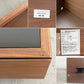 アクタス ACTUS フィーノ FINO CENTER TABLE センターテーブル ローテーブル スクエア W110cm ガラス×ウォールナット材 抽斗付 参考価格￥149,000- 廃番 〓