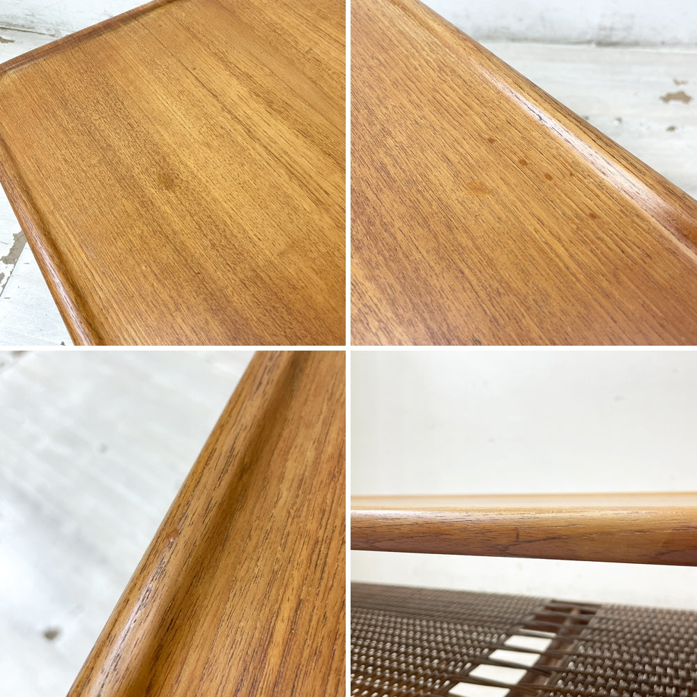 アンドレアスタック Andreas Tuck AT10 チーク材×オーク材 コーヒーテーブル ローテーブル ハンス J.ウェグナー Hans J. Wegner デンマークビンテージ 北欧 ●