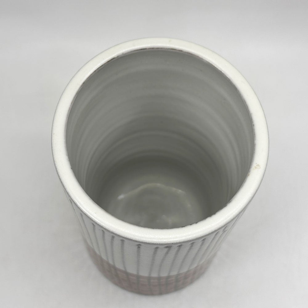 ウプサラエクビィ Upsala Ekeby ストライプドベース STRIPED VASE フラワーベース 花瓶 マリ・シムルソン Mari Simmulson H16.5cm 北欧雑貨 スウェーデン ●