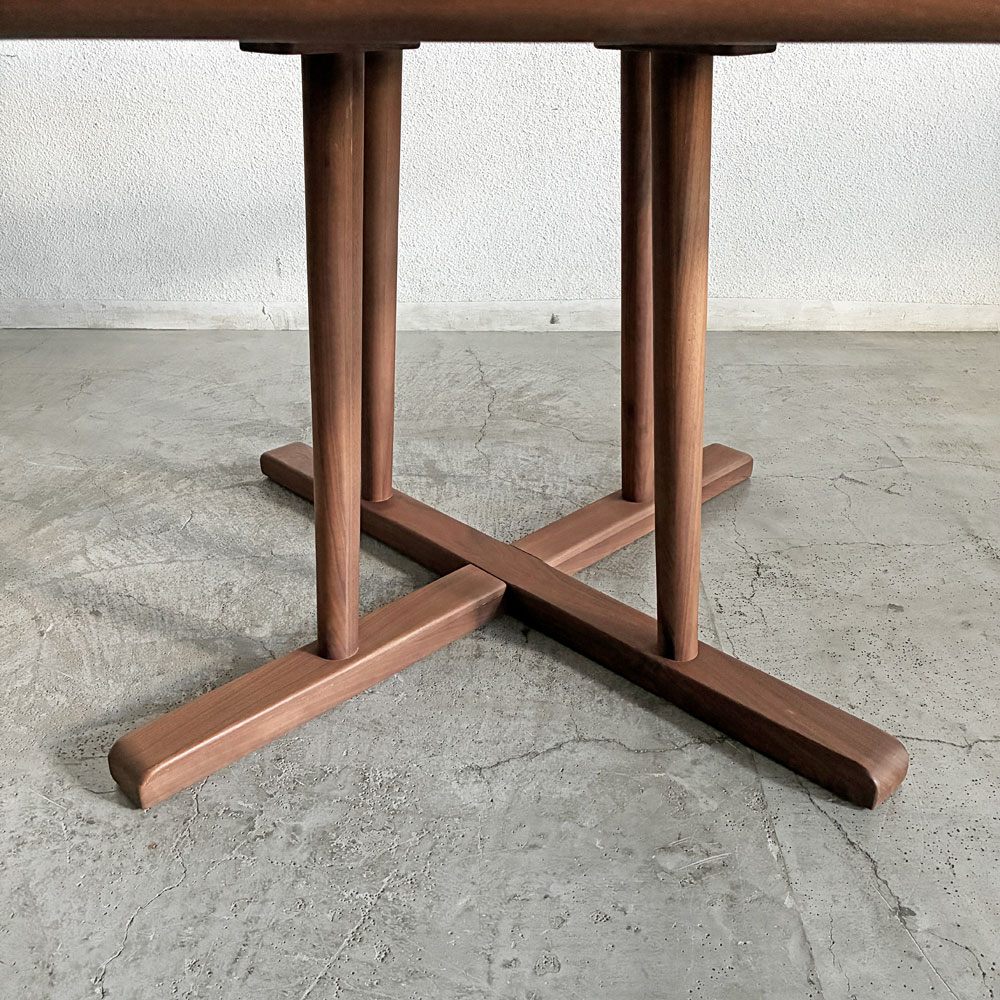 アクタス ACTUS タイム THYME ダイニングテーブル LDテーブル スクエア W120cm ウォールナット材 定価￥204,600- 〓