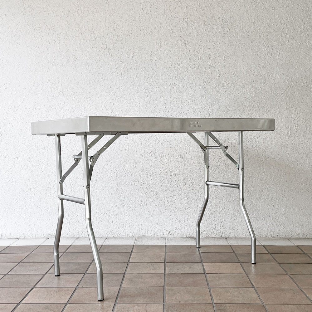 ピットパル PIT PAL アルミ ワークテーブル ALUMINIUM WORK TABLE Sサイズ ワークデスク w106cm インダストリアル パシフィックファニチャーサービス取扱 ◇
