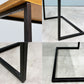 かなでもの KANADEMONO Wood × Steel コンビネーション Side Table サイドテーブル インダストリアルデザイン ◎