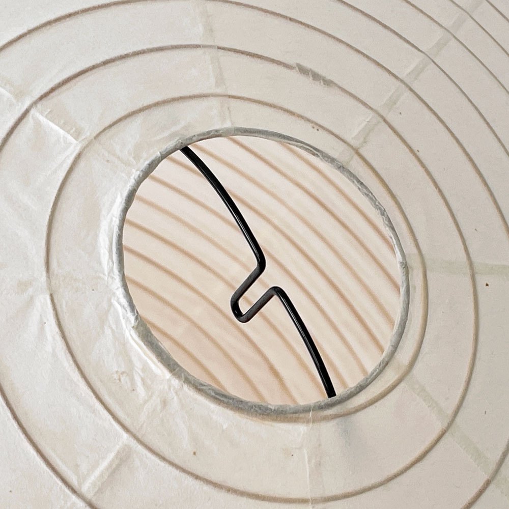 イサムノグチ Isamu Noguchi アカリ AKARI 55A 和紙 直径55cm 名作照明 ミッドセンチュリーシェード単体 箱付き ◇