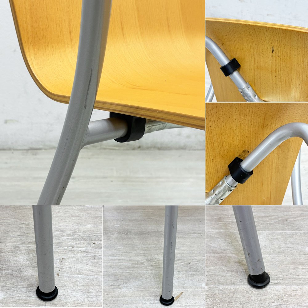 フリッツハンセン Fritz Hansen ヴィコ デュオ Vico Duo アームチェア ビーチ材 ナチュラル ヴィコマジストレッティ デンマーク ●