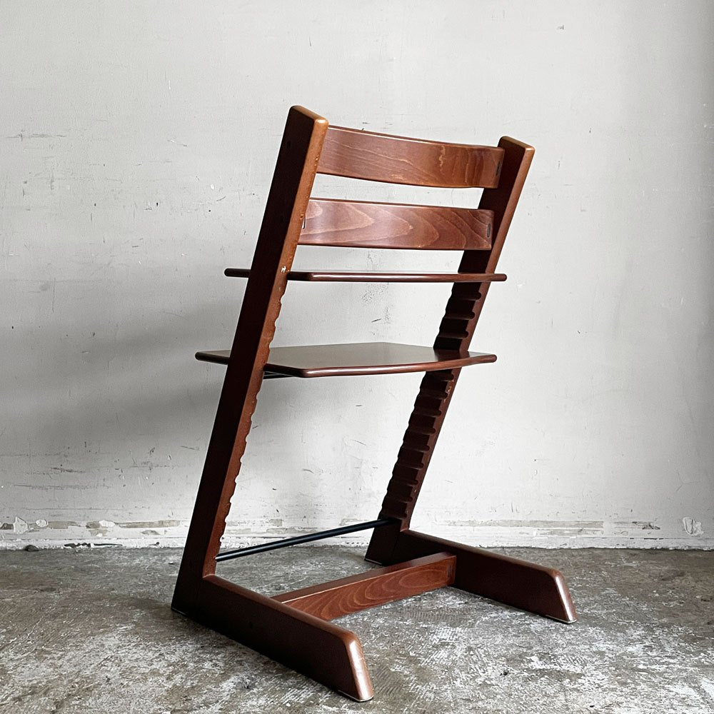 ストッケ STOKKE トリップトラップ TRIPP TRAPP ベビーチェア キッズチェア S/N3～ ブラウン ノルウェー 北欧家具 A ■