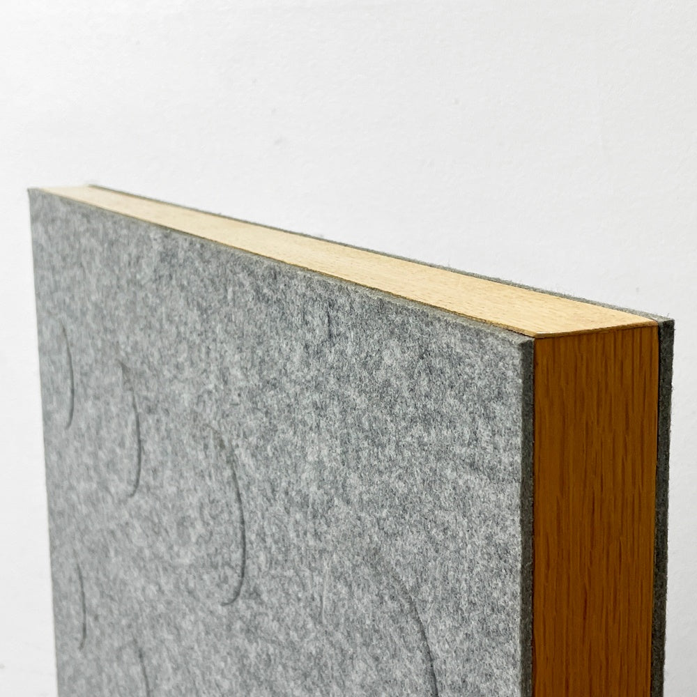 アブストラクタ Abstracta ドレミ DoReMi フロアスクリーン パーテーション オークフレーム × ドットフェルト 吸音材 Nina Jobs スウェーデン ●